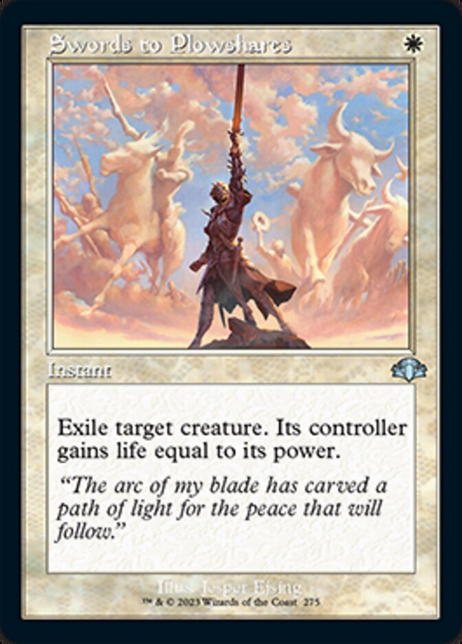 Swords to Plowshares (Retro) [Dominaria Remastered] | Webway Games