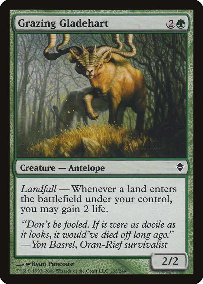 Grazing Gladehart [Zendikar] | Webway Games