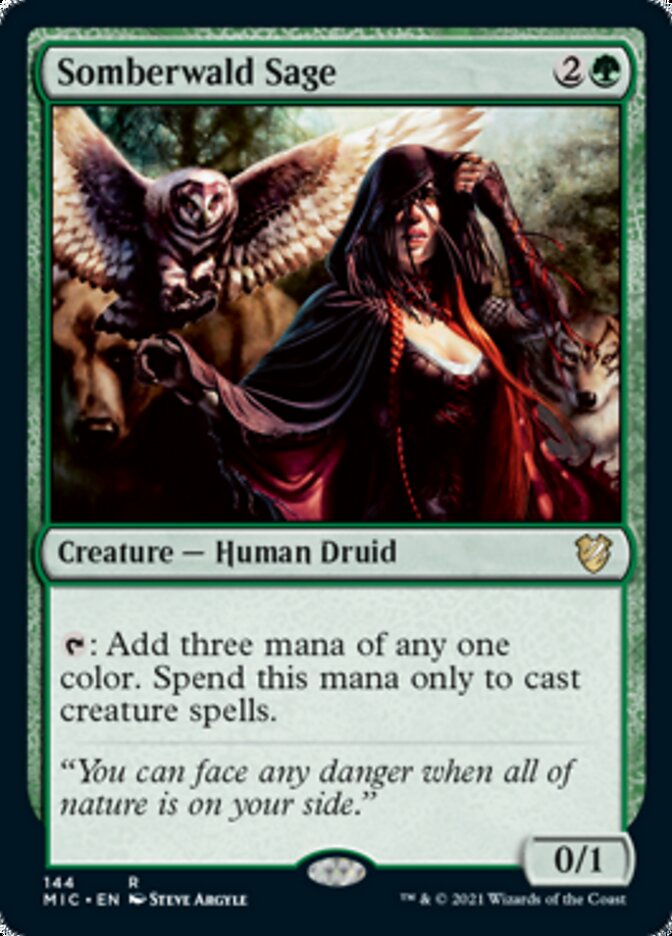Somberwald Sage [Innistrad: Midnight Hunt Commander] | Webway Games