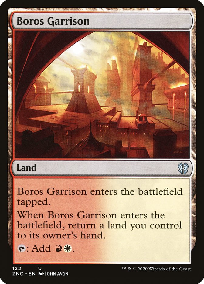 Boros Garrison [Zendikar Rising Commander] | Webway Games