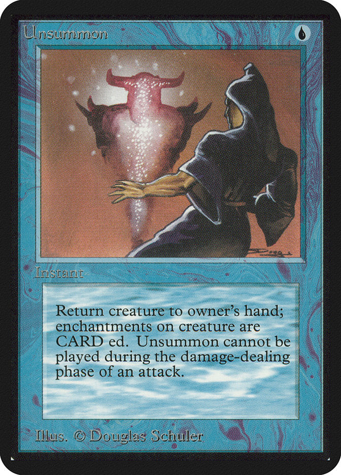 Unsummon [Limited Edition Alpha] | Webway Games