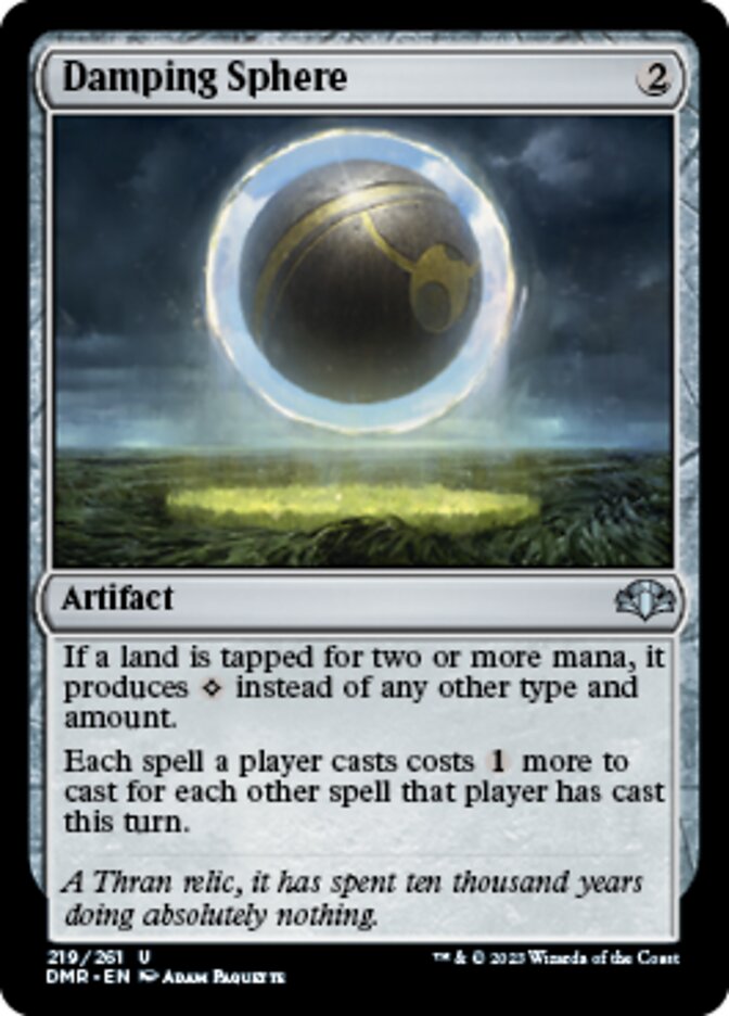 Damping Sphere [Dominaria Remastered] | Webway Games