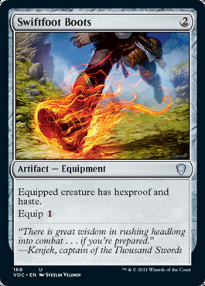 Swiftfoot Boots [Innistrad: Crimson Vow Commander] | Webway Games