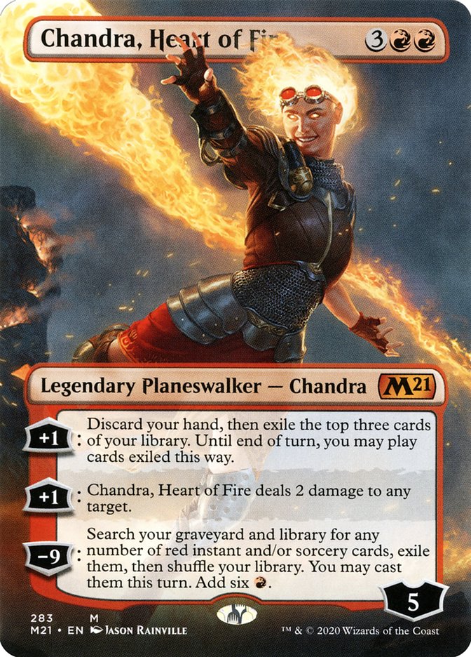 Chandra, Heart of Fire (Borderless) [Core Set 2021] | Webway Games