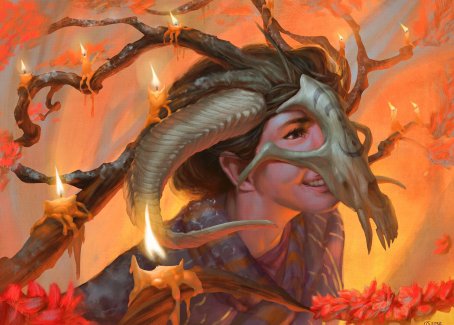 Hedgewitch's Mask Art Card [Innistrad: Midnight Hunt Art Series] | Webway Games