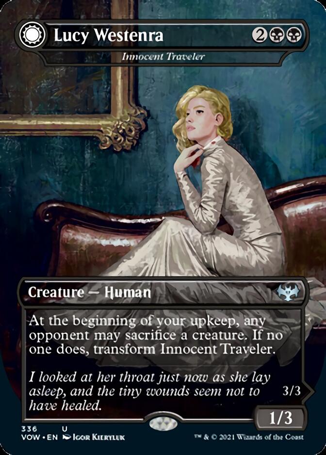 Innocent Traveler // Malicious Invader - Lucy Westenra // Lucy, Arisen Vampire [Innistrad: Crimson Vow] | Webway Games