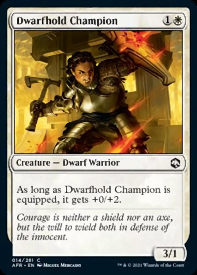 Dwarfhold Champion [Dungeons & Dragons: Adventures in the Forgotten Realms] | Webway Games