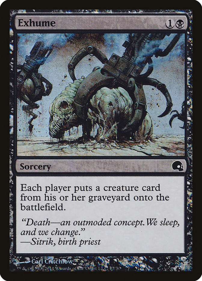 Exhume [Premium Deck Series: Graveborn] | Webway Games