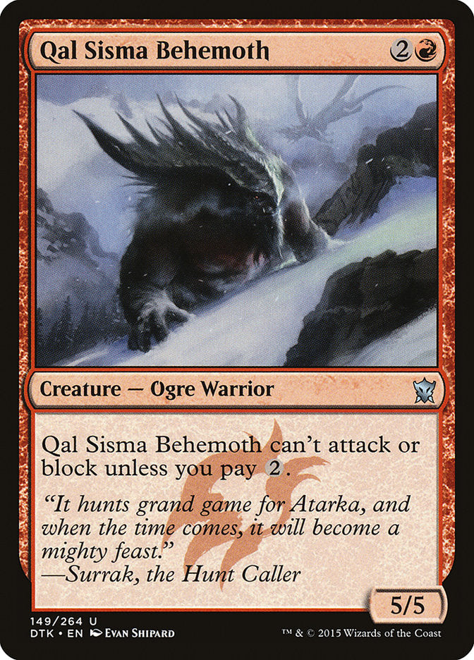 Qal Sisma Behemoth [Dragons of Tarkir] | Webway Games