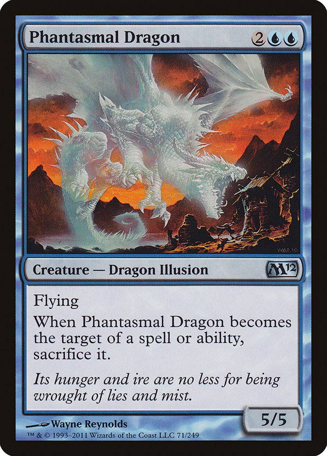 Phantasmal Dragon [Magic 2012] | Webway Games