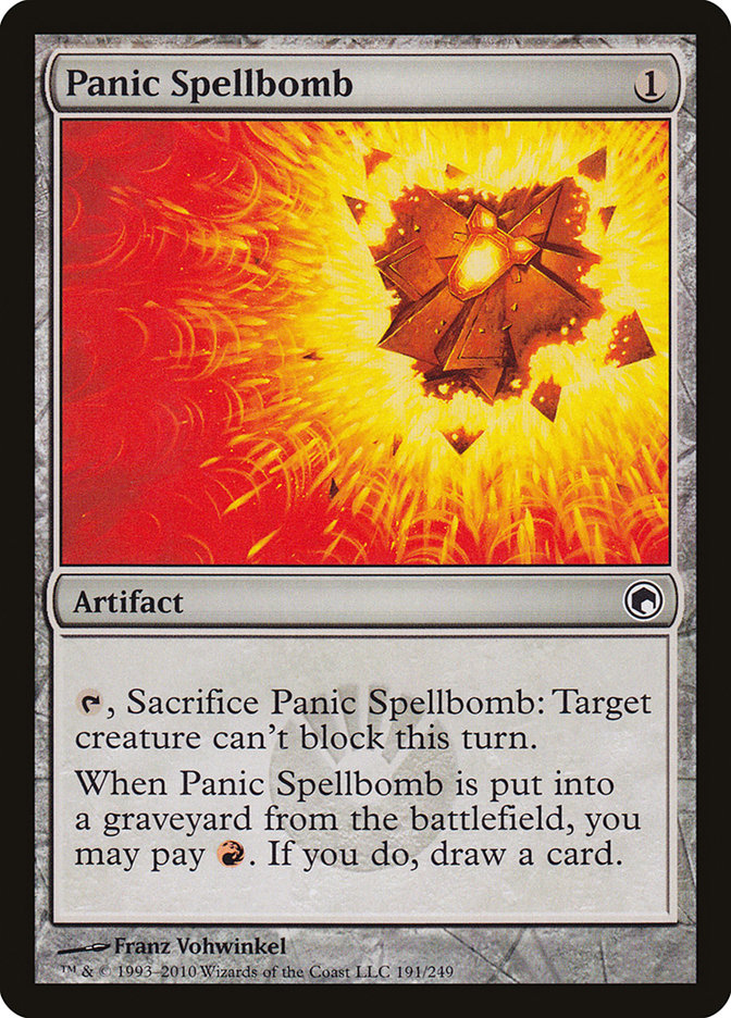 Panic Spellbomb [Scars of Mirrodin] | Webway Games