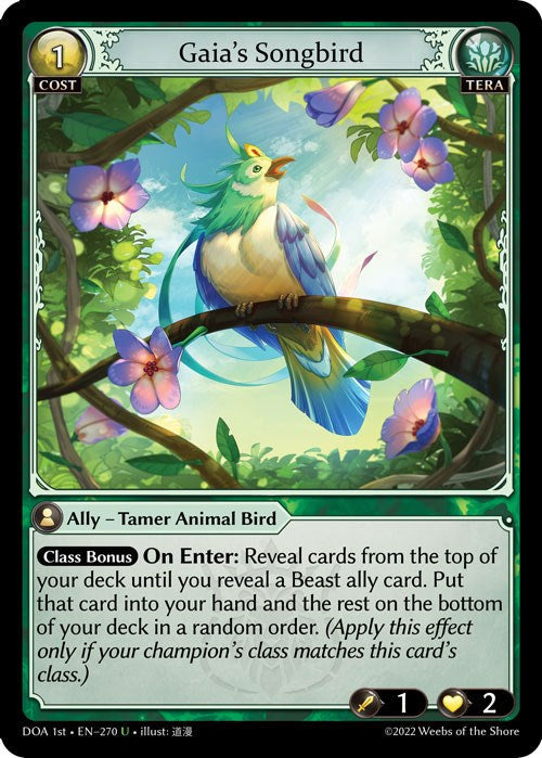Gaia's Songbird (270) [Dawn of Ashes: 1st Edition] | Webway Games