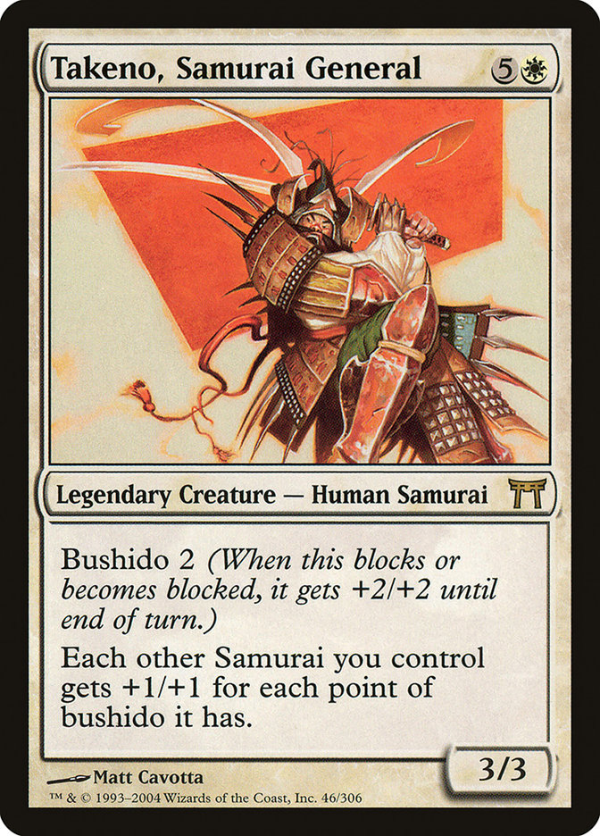 Takeno, Samurai General [Champions of Kamigawa] | Webway Games