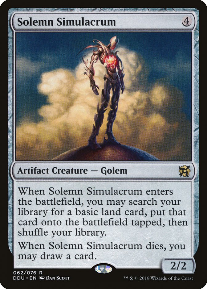 Solemn Simulacrum [Duel Decks: Elves vs. Inventors] | Webway Games