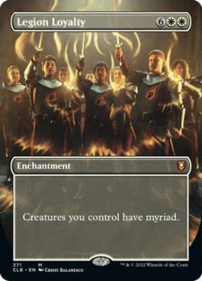Legion Loyalty (Borderless Alternate Art) [Commander Legends: Battle for Baldur's Gate] | Webway Games