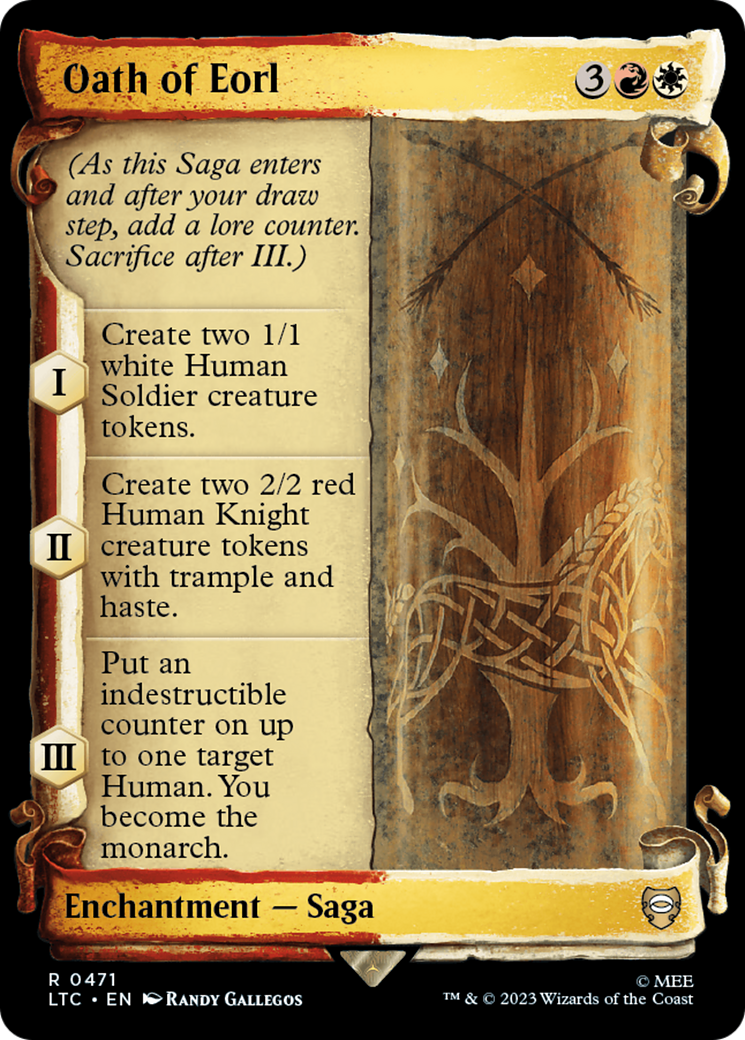 Oath of Eorl [The Lord of the Rings: Tales of Middle-Earth Commander Showcase Scrolls] | Webway Games