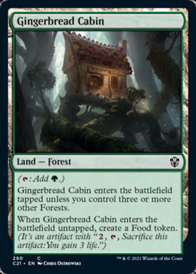 Gingerbread Cabin [Commander 2021] | Webway Games