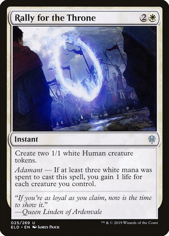 Rally for the Throne [Throne of Eldraine] | Webway Games