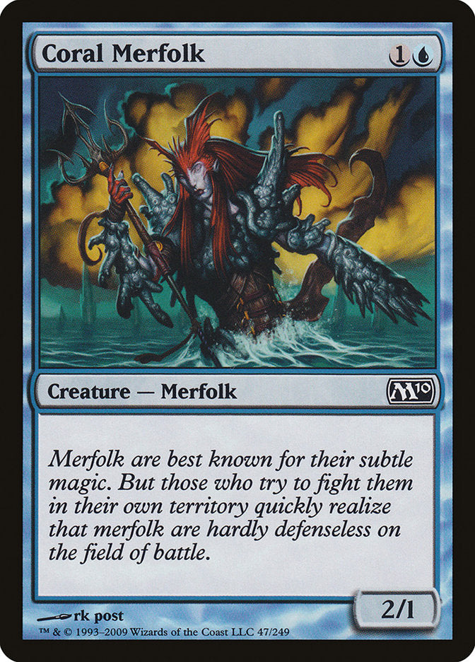 Coral Merfolk [Magic 2010] | Webway Games
