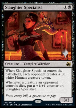 Slaughter Specialist (Promo Pack) [Innistrad: Midnight Hunt Promos] | Webway Games