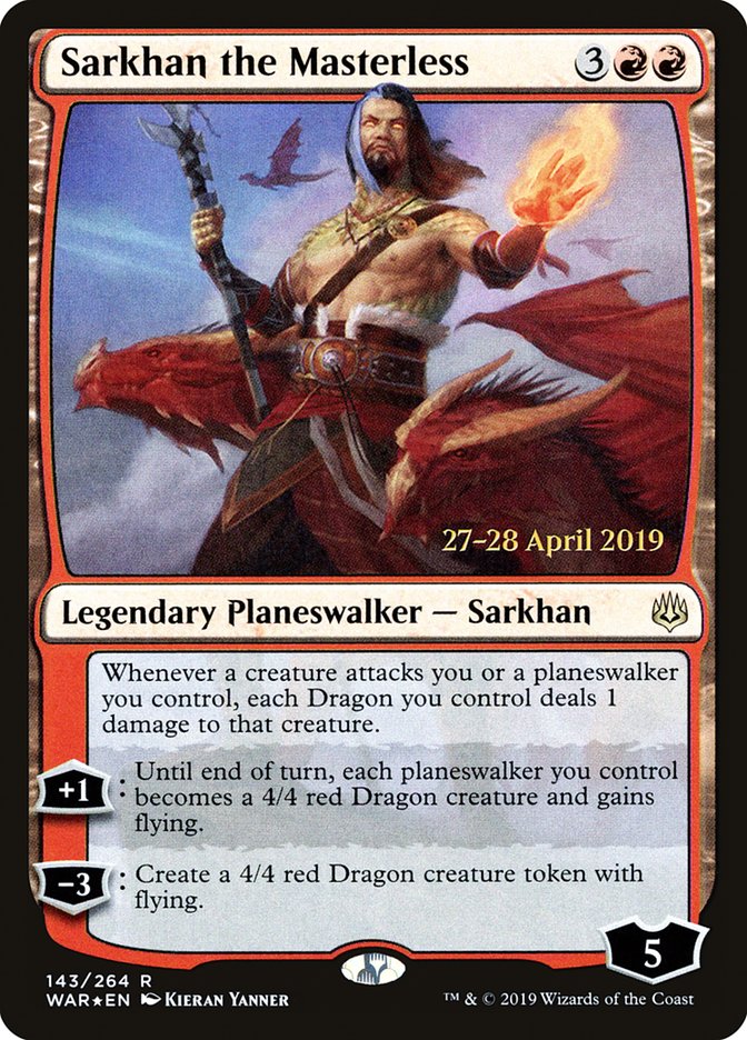 Sarkhan the Masterless  [War of the Spark Prerelease Promos] | Webway Games
