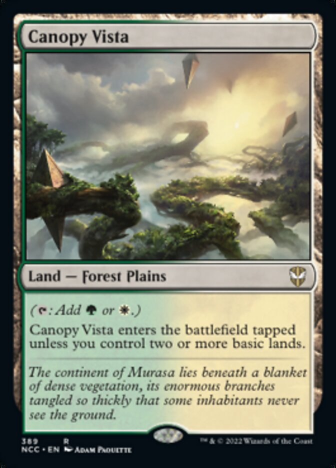 Canopy Vista [Streets of New Capenna Commander] | Webway Games