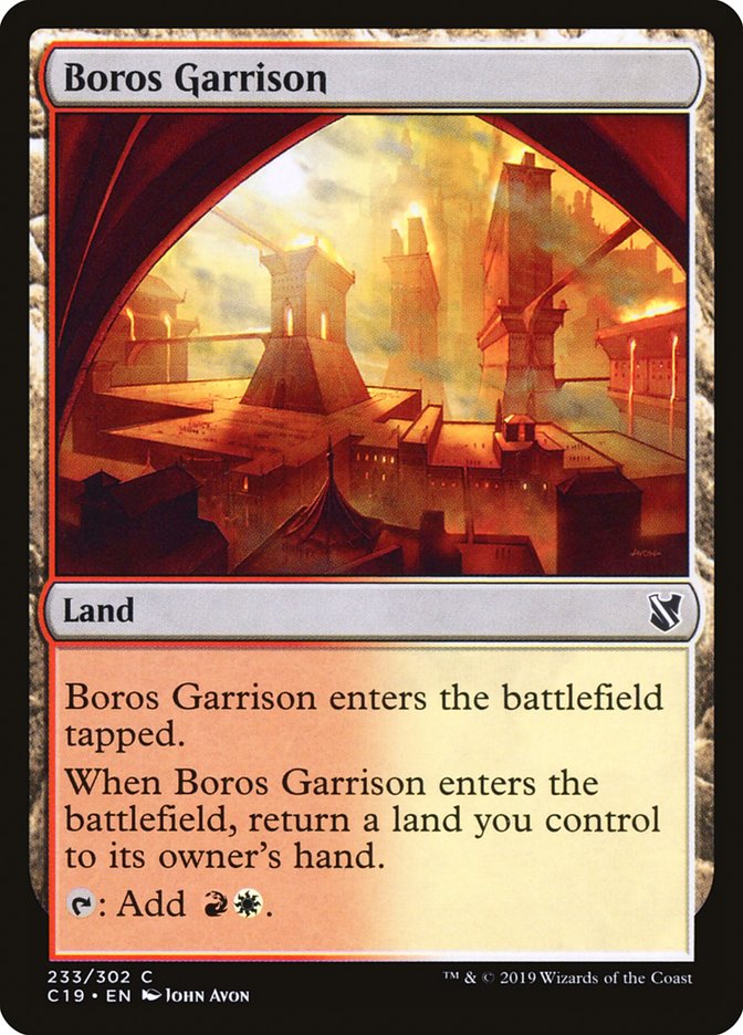Boros Garrison [Commander 2019] | Webway Games