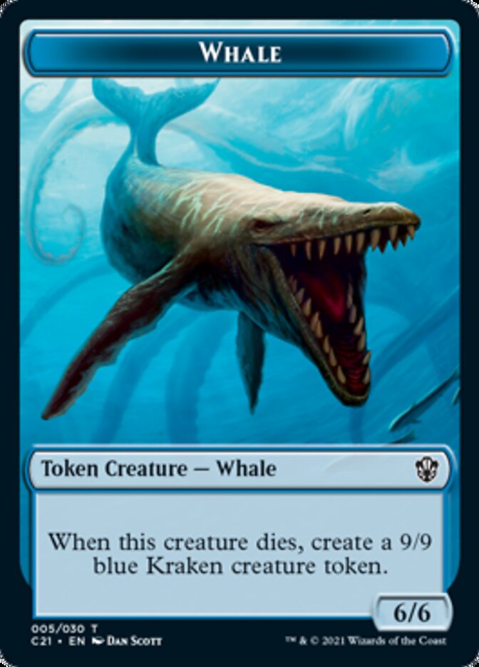 Beast (010) // Whale Token [Commander 2021 Tokens] | Webway Games