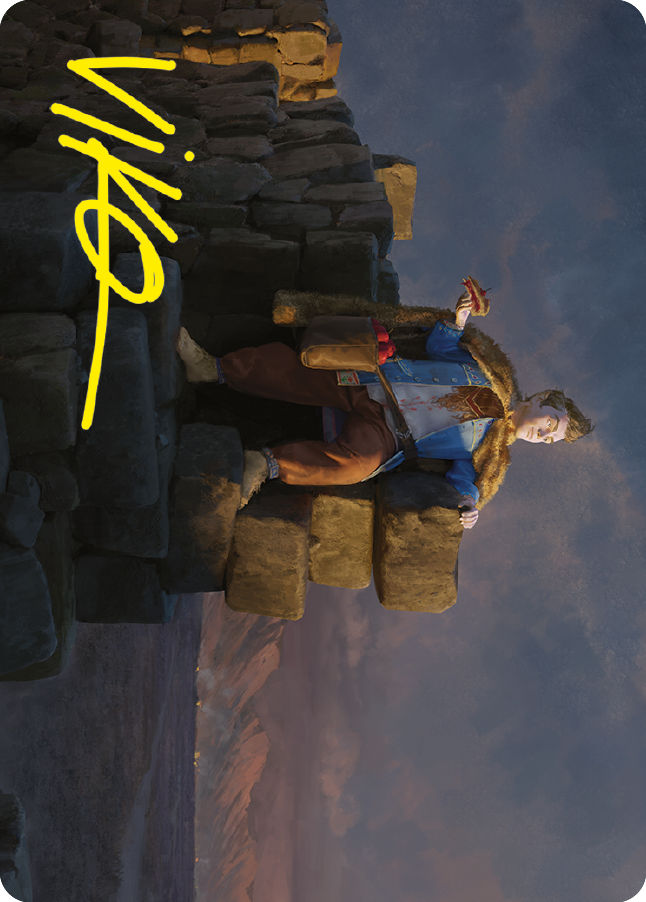 Pippin, Warden of Isengard Art Card (Gold-Stamped Signature) [The Lord of the Rings: Tales of Middle-earth Art Series] | Webway Games