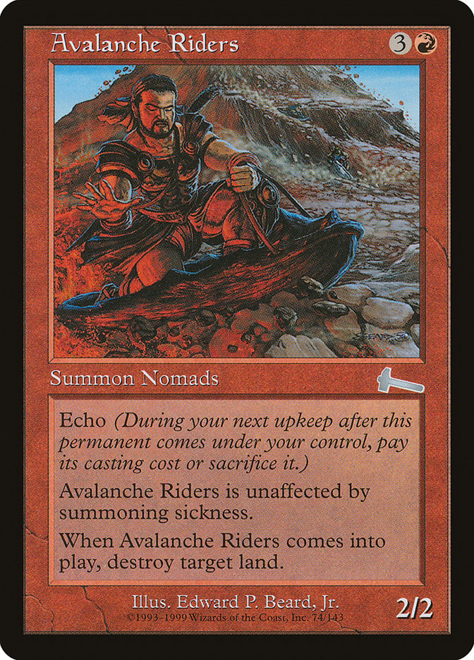 Avalanche Riders [Urza's Legacy] | Webway Games