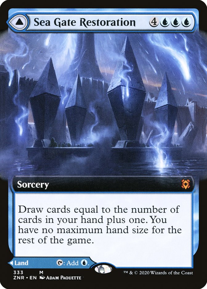 Sea Gate Restoration // Sea Gate, Reborn (Extended Art) [Zendikar Rising] | Webway Games