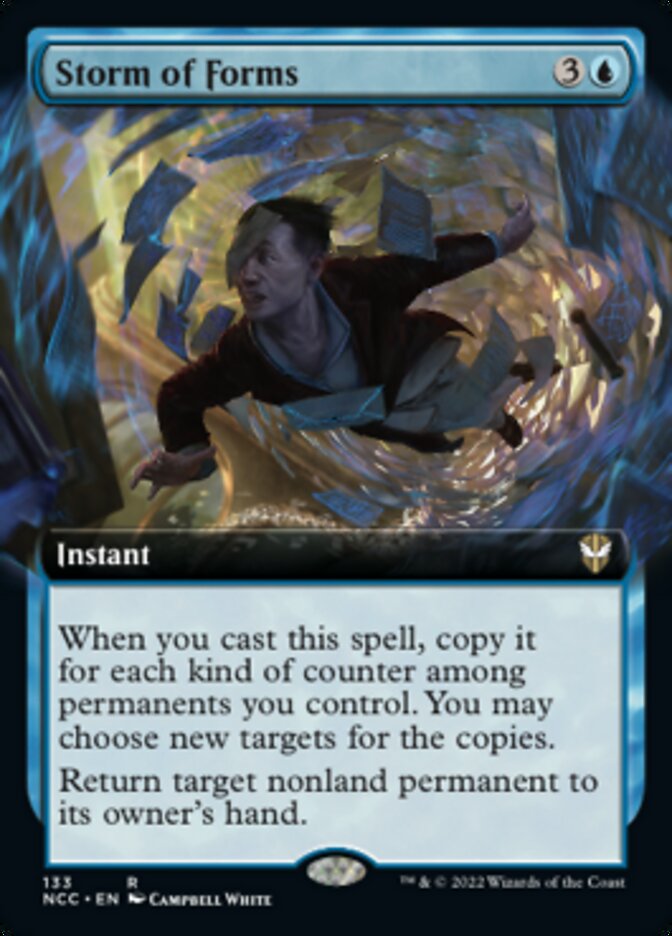 Storm of Forms (Extended Art) [Streets of New Capenna Commander] | Webway Games