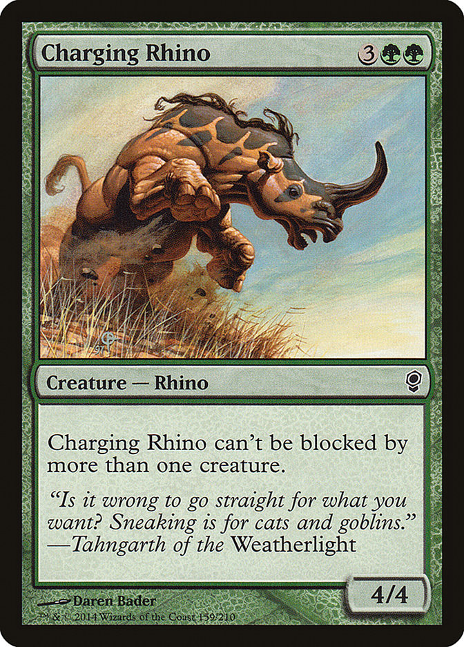 Charging Rhino [Conspiracy] | Webway Games
