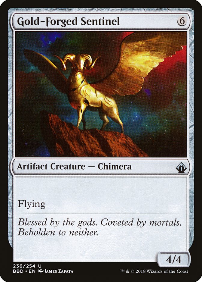 Gold-Forged Sentinel [Battlebond] | Webway Games