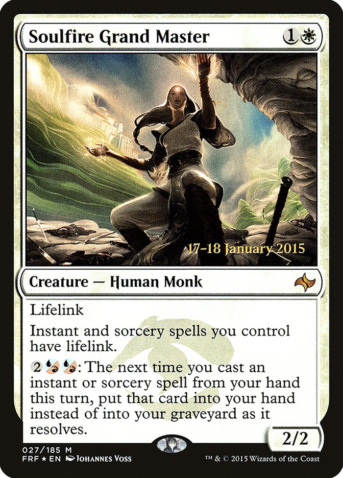 Soulfire Grand Master  (Prerelease) [Fate Reforged Prerelease Promos] | Webway Games