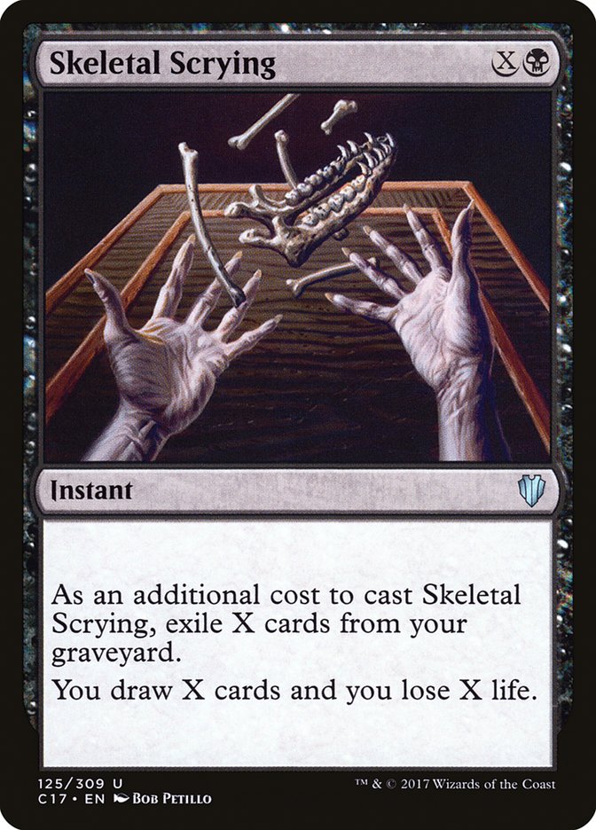 Skeletal Scrying [Commander 2017] | Webway Games