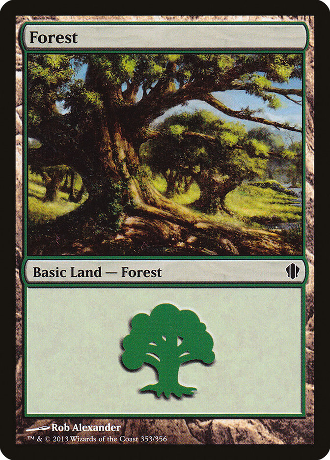 Forest (#353) [Commander 2013] | Webway Games