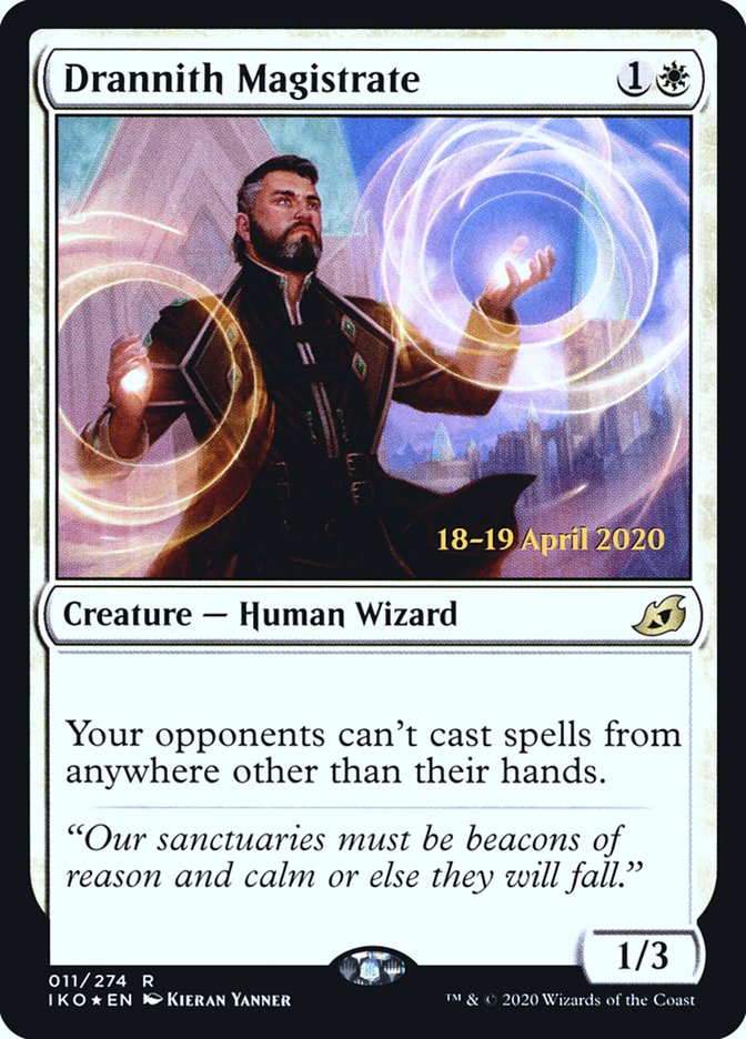 Drannith Magistrate  [Ikoria: Lair of Behemoths Prerelease Promos] | Webway Games