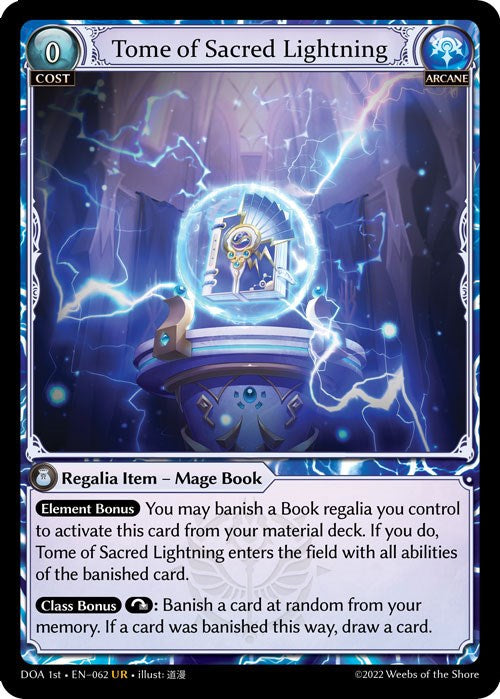 Tome of Sacred Lightning (062) [Dawn of Ashes: 1st Edition] | Webway Games
