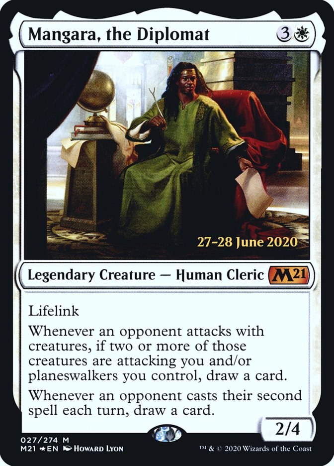 Mangara, the Diplomat  [Core Set 2021 Prerelease Promos] | Webway Games