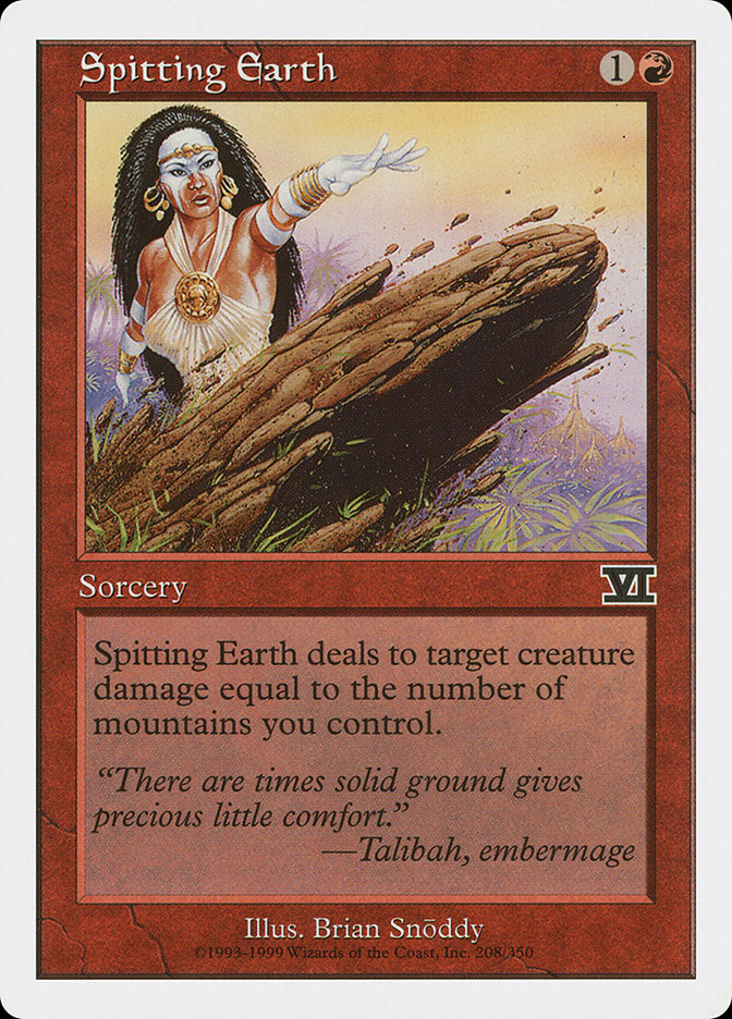 Spitting Earth [Classic Sixth Edition] | Webway Games
