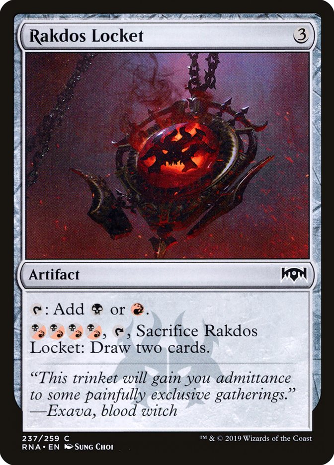 Rakdos Locket [Ravnica Allegiance] | Webway Games