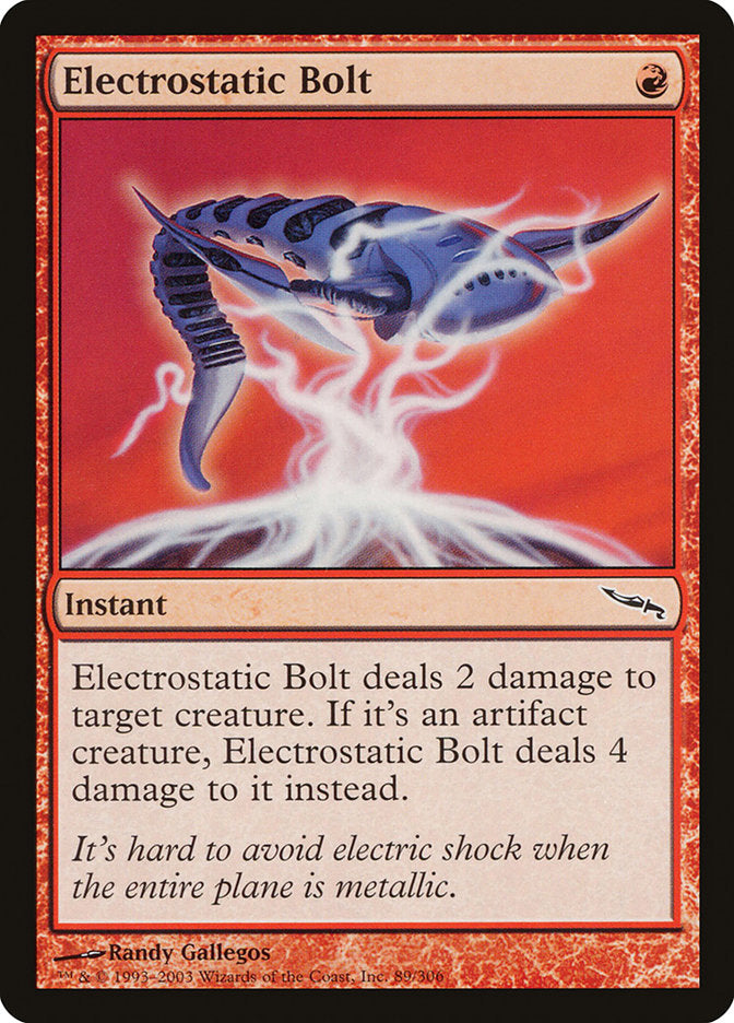 Electrostatic Bolt [Mirrodin] | Webway Games