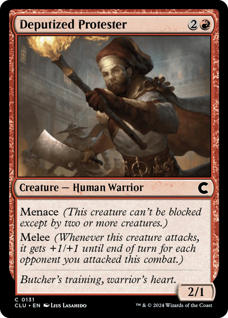 Deputized Protester [Ravnica: Clue Edition] | Webway Games