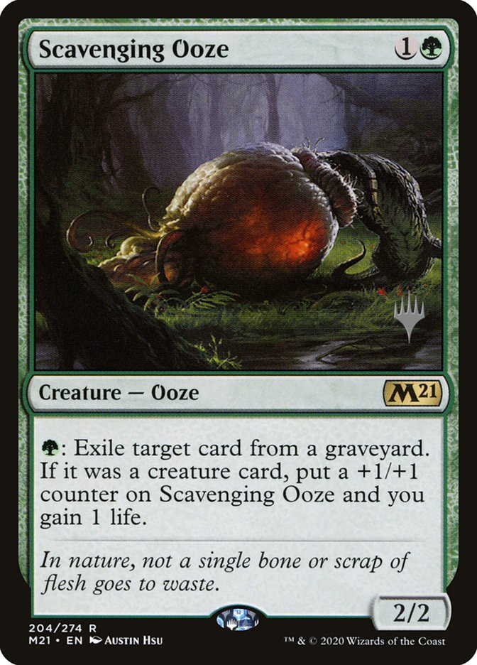 Scavenging Ooze (Promo Pack) [Core Set 2021 Promos] | Webway Games