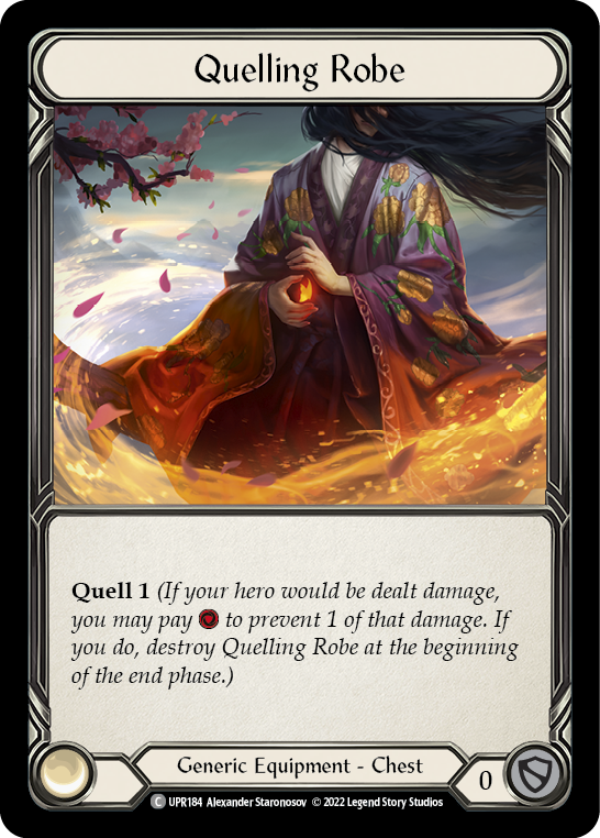 Quelling Robe [UPR184] (Uprising)  Rainbow Foil | Webway Games
