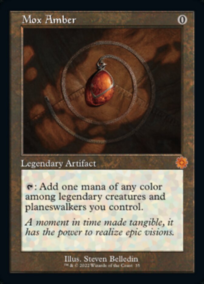 Mox Amber (Retro) [The Brothers' War Retro Artifacts] | Webway Games
