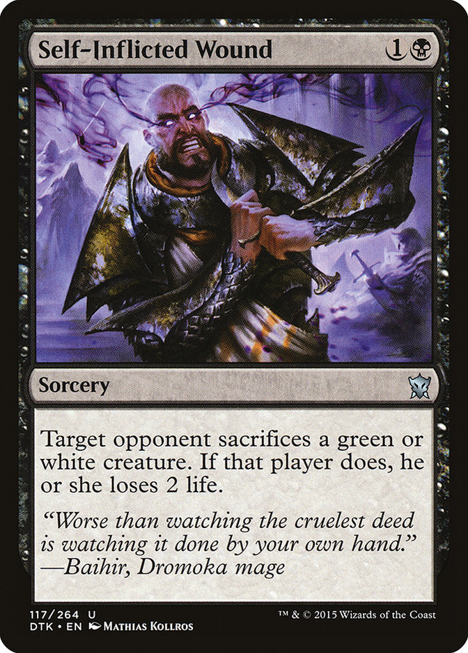 Self-Inflicted Wound [Dragons of Tarkir] | Webway Games