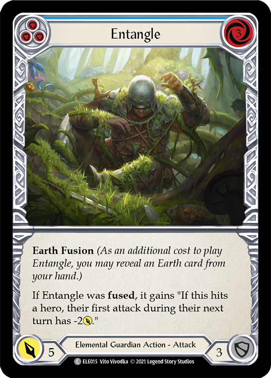 Entangle (Blue) [ELE015] (Tales of Aria)  1st Edition Rainbow Foil | Webway Games