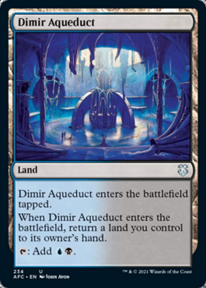 Dimir Aqueduct [Dungeons & Dragons: Adventures in the Forgotten Realms Commander] | Webway Games